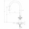 Смеситель Decoroom DR47 для кухонной мойки, DR47028 - фото 117168 Смеситель Decoroom DR47 для кухонной мойки, DR47028 - фото 117168