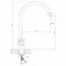 Смеситель Decoroom DR46 для кухонной мойки, DR46028-Black - фото 117194 Смеситель Decoroom DR46 для кухонной мойки, DR46028-Black - фото 117194