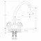 Смеситель Decoroom DR45 для кухонной мойки, DR45028R - фото 117224 Смеситель Decoroom DR45 для кухонной мойки, DR45028R - фото 117224