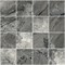 Мозаика Vitra  MarbleSet Иллюжн Темно-серый 7ЛПР (7,5х7,5) 30х30 - фото 117821