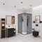 Душевая кабина Niagara Premium NG-6901-01GQ BLACK 90х90х210 стекло тонированное - фото 121093 Душевая кабина Niagara Premium NG-6901-01GQ BLACK 90х90х210 стекло тонированное - фото 121093