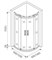 Душевой уголок GOOD DOOR Galaxy R-TD-90-C-CH - фото 121906 Душевой уголок GOOD DOOR Galaxy R-TD-90-C-CH - фото 121906