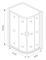 Душевой уголок GOOD DOOR Latte R-120-C-WE - фото 122372 Душевой уголок GOOD DOOR Latte R-120-C-WE - фото 122372