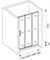 Душевая дверь в нишу GOOD DOOR Orion WTW-140-C-CH - фото 122659 Душевая дверь в нишу GOOD DOOR Orion WTW-140-C-CH - фото 122659