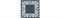 HGD/A525/TOB001 Алмаш синий глянцевый 9,8х9,8 декор - фото 127365