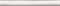 SPB008R Гарса белый матовый обрезной 25х2,5 бордюр - фото 127513