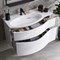 RV.100Lh/WHT.M Тумба RIVA 100 см левая, белая матовая - фото 129981 RV.100Lh/WHT.M Тумба RIVA 100 см левая, белая матовая - фото 129981