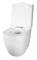 Унитаз-компакт Creto Logan L1 1001-004-WF безободковый с крышкой-сиденьем микролифт, белый - фото 130747
