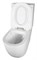 Унитаз-компакт Creto Logan L1 1001-004-WF безободковый с крышкой-сиденьем микролифт, белый - фото 130748