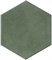 24034 Флорентина зеленый глянцевый 20x23,1x0,69 керамическая плитка - фото 131333