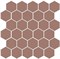 63010 Агуста розовый матовый 29,7x29,8x0,69 из 30 частей 5,2х6 керамогранит - фото 131432