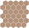 63011 Агуста оранжевый матовый 29,7x29,8x0,69 из 30 частей 5,2х6 керамогранит - фото 131433