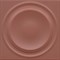 OBE003 Аква Альта 2 красный матовый структура 20x20x0,95 декор - фото 139249