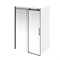 CT.140.1/2.SD.BLK.M Душевая дверь CRISTALLO, раздвижная с функцией soft close, 140х210, матовый черный - фото 142025 CT.140.1/2.SD.BLK.M Душевая дверь CRISTALLO, раздвижная с функцией soft close, 140х210, матовый черный - фото 142025