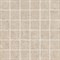 KMD2MSA012BR Руссильон мозаичный бежевый матовый обрезной 30x30x0,9 декор - фото 144135