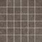 KMD2MSA020BR Руссильон мозаичный коричневый тёмный матовый обрезной 30x30x0,9 декор - фото 144138