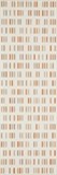 Декор Colourline Ivory/Taupe/Orange Decoro MLEP 22*66.2