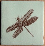 Декор Dec. Dragonfly Marron Prov.Crema 10*10 - фото 34491