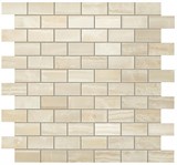 Supernova Onyx Ivory Chiffon Brick Mosaic 30,5x30,5 - фото 40540