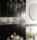 В интерьере