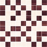 Stripes Мозаика бордо+бежевый 30х30 - фото 50999