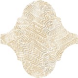 Декор Curvytile Lithium Zig-Zag Cream 26,5х26,5 - фото 53295