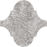 Декор Curvytile Lithium Zig-Zag Grey 26,5х26,5 - фото 53296