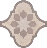 Декор Curvytile Factory Blume Cream 26,5х26,5 - фото 53308
