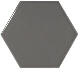 Керамогранит Scale Hexagon Dark Grey 12,4х10,7 - фото 53594