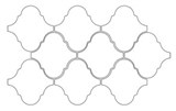 Мозаика Scale Alhambra Black matt 27х43 - фото 53595