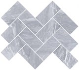 Мозаика Marmori Шеврон Дымчатый Серый (5*10) 31,5х28 - фото 55512