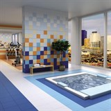 В интерьере