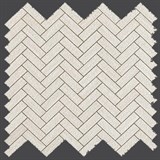 Мозаика ROOM WHITE HERRINGBONE WALL, 32,4X32,4 - фото 56254