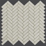 Мозаика ROOM PEARL HERRINGBONE WALL, 32,4X32,4 - фото 56256