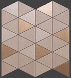 Мозаика MEK ROSE MOSAICO DIAMOND WALL, 30,5x30,5 - фото 56340