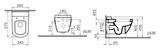 Унитаз подвесной VitrA D-Light 5910B003-1086 с емкостью для чистящей жидкости - фото 58676 Унитаз подвесной VitrA D-Light 5910B003-1086 с емкостью для чистящей жидкости - фото 58676