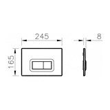Комплект VitrA S20 9004B003-7204 кнопка хром - фото 58721 Комплект VitrA S20 9004B003-7204 кнопка хром - фото 58721