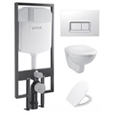 Комплект VitrA Normus 9773B003-7202 кнопка хром - фото 58794 Комплект VitrA Normus 9773B003-7202 кнопка хром - фото 58794