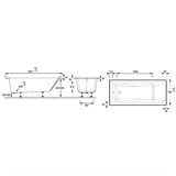 Акриловая ванна Jacob Delafon Sofa E60515RU-01 170x75 - фото 59417