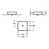 Раковина Jacob Delafon Vox EVG102-00 40 см - фото 61584