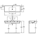 Раковина Jacob Delafon Vox EXAE112 80 см - фото 61906