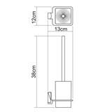 Щетка для унитаза, подвесная Wasserkraft Exter K-5227 - фото 62157 Щетка для унитаза, подвесная Wasserkraft Exter K-5227 - фото 62157