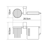 Держатель туалетной бумаги и освежителя Wasserkraft Exter K-5259 - фото 62162 Держатель туалетной бумаги и освежителя Wasserkraft Exter K-5259 - фото 62162