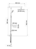 Душевая стойка Wasserkraft A038 - фото 63206 Душевая стойка Wasserkraft A038 - фото 63206