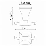 Крючок двойной Wasserkraft Wern K-2523D - фото 63300 Крючок двойной Wasserkraft Wern K-2523D - фото 63300