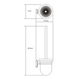 Щетка для унитаза, подвесная Wasserkraft Oder K-3027 - фото 63559 Щетка для унитаза, подвесная Wasserkraft Oder K-3027 - фото 63559