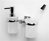 Держатель дозатора и стакана Wasserkraft Lippe K-6589 - фото 63673 Держатель дозатора и стакана Wasserkraft Lippe K-6589 - фото 63673