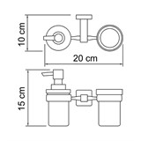 Держатель дозатора и стакана Wasserkraft Lippe K-6589 - фото 63674 Держатель дозатора и стакана Wasserkraft Lippe K-6589 - фото 63674