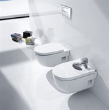 Биде подвесное Roca Meridian 357245000 с крышкой - фото 64683