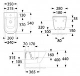 Биде подвесное Roca Gap с крышкой 357475000 - фото 64690